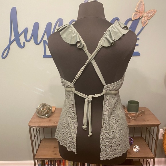 Olive two piece swim wear - Picture 2 of 5